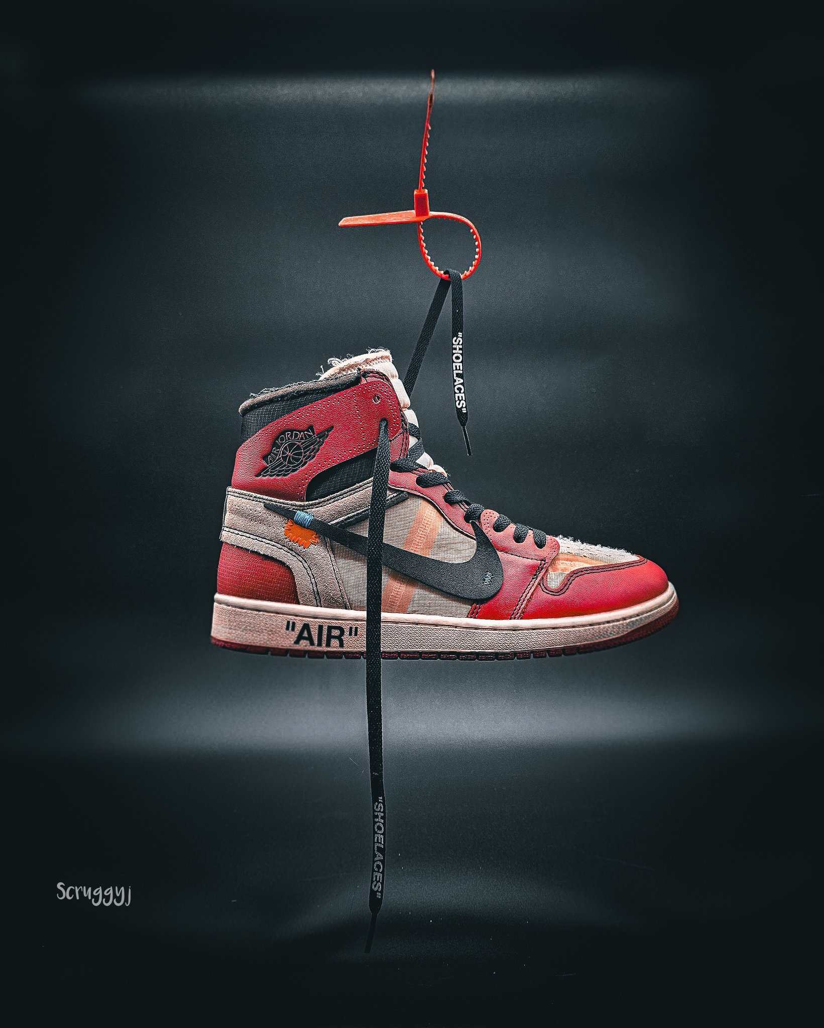 AJ1 Off-White — Hanging